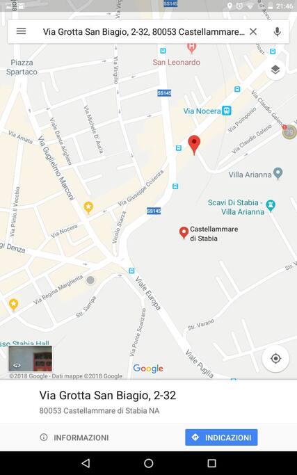 indirizzo mappa
Via regina margherita 190