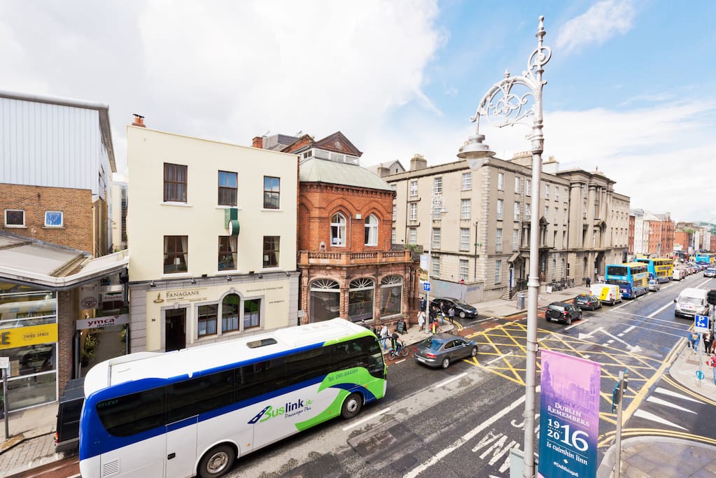 Aungier St, just past George's St and around the corner from St Stephen's Green
