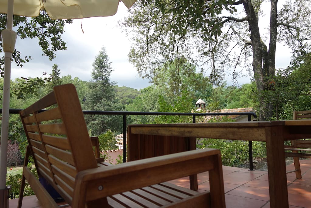 Aussicht von der Terrasse / view from main terace