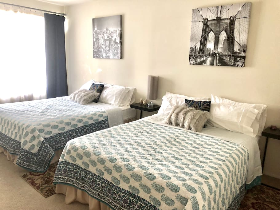Two queen size beds