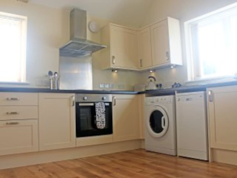 Well equipped kitchen ideal for self catering breaks