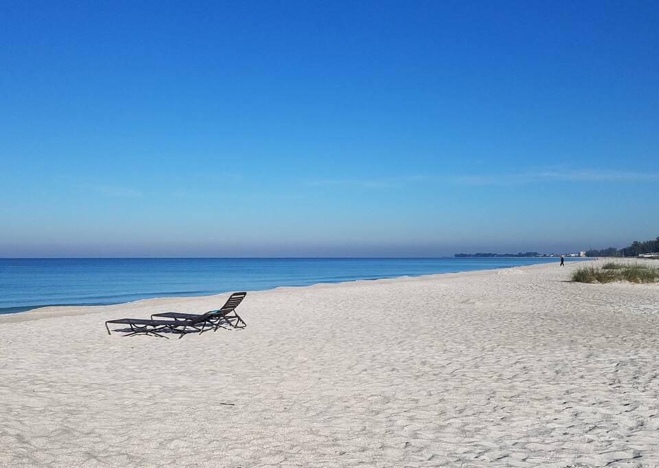 This is our beach 2 short blocks away
