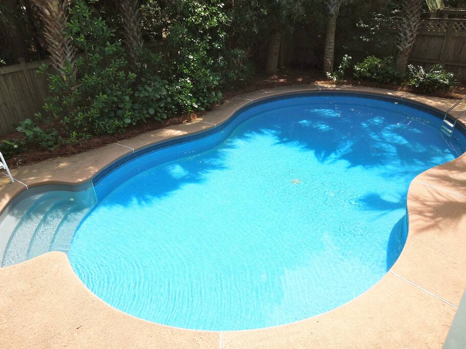 Pool View from Deck