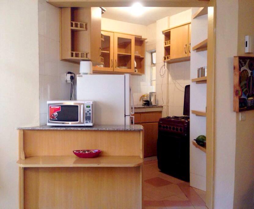 Open plan kitchen