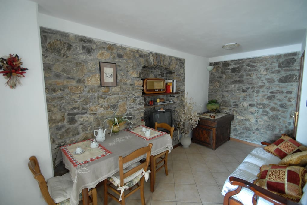 Entrata,sala e cucina