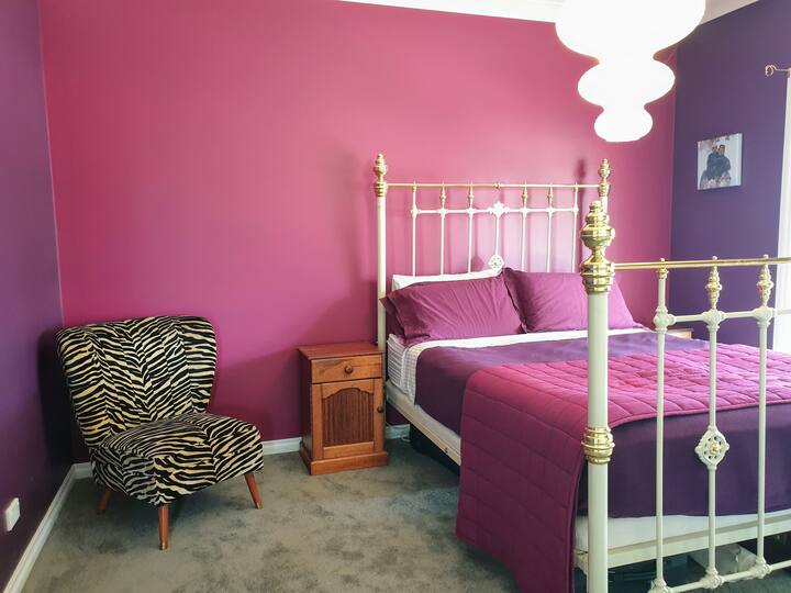 The second bedroom is spacious