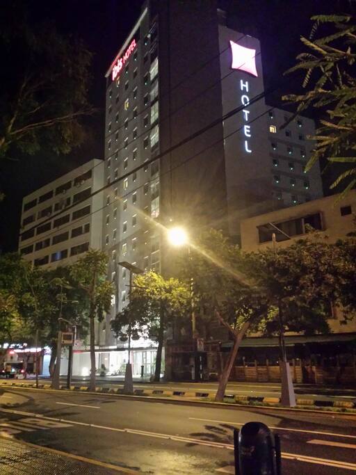 Apartment's block. View from the street.