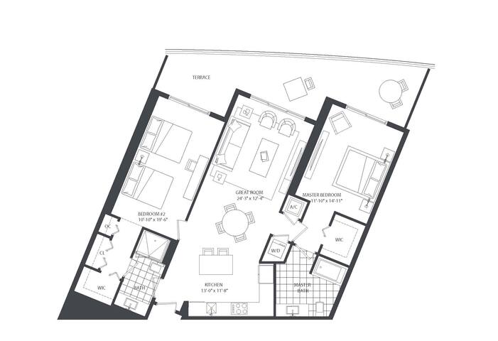 Hyde On The Beach Luxurious Ocean View 2 Bedroom gallery image 2