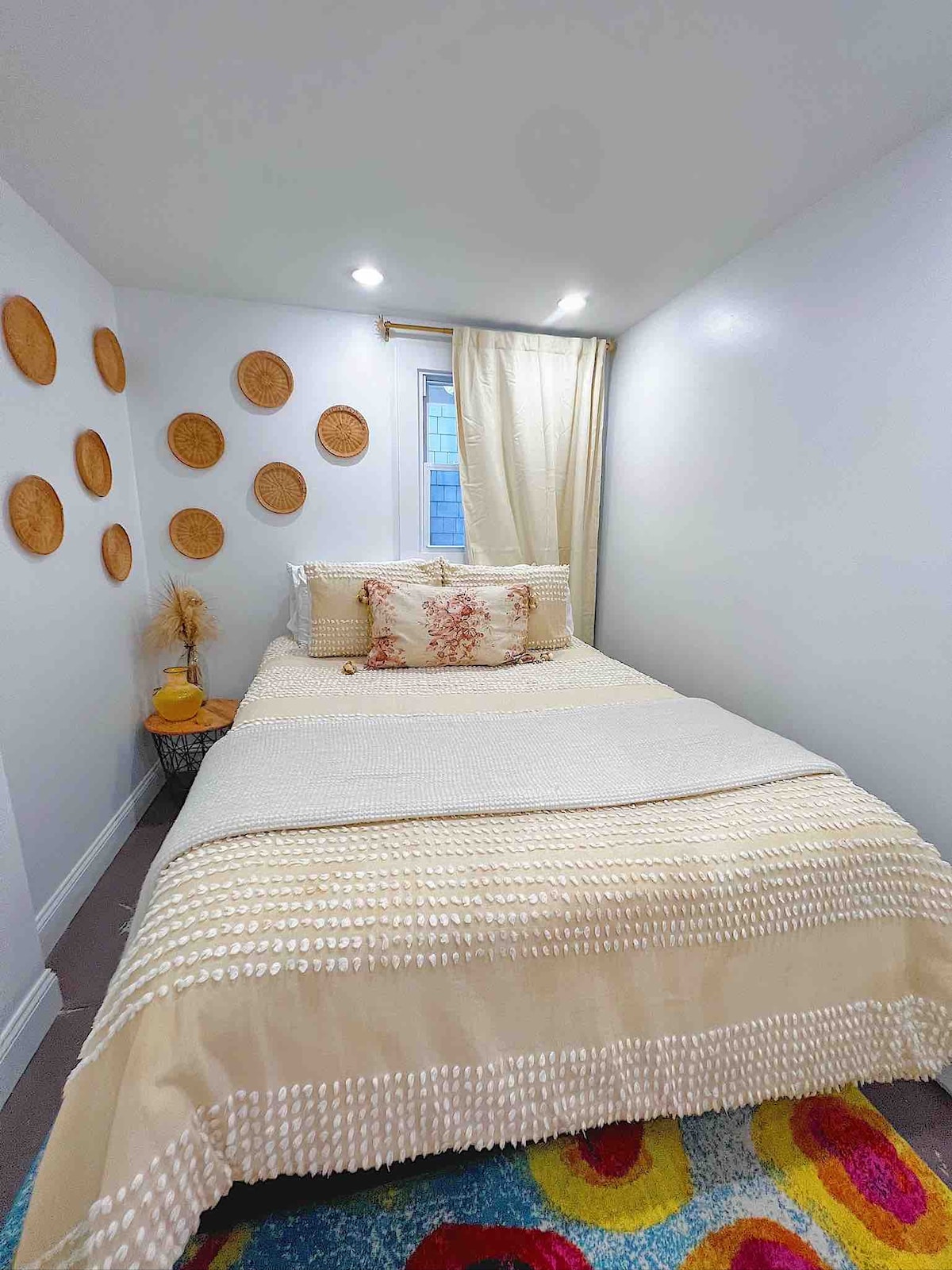 Dormitorio 3 - Acogedora cama tamaño queen