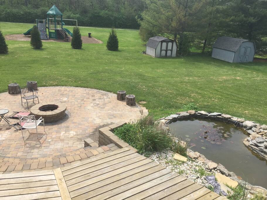 Enjoy the evening fire or sit on the patio in the cool of the morning