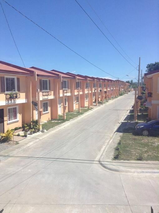 the residential neighborhood