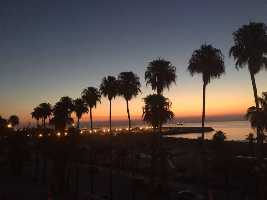 Beautiful sunrise from your beautiful seaview apartment