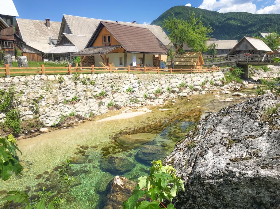 Amazing location by the river