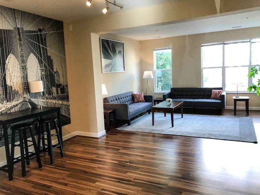Spacious living area