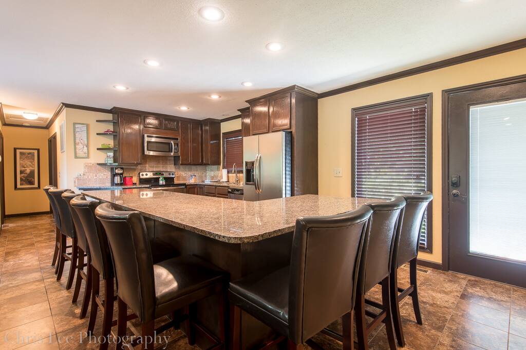 Kitchen Bar from Entry