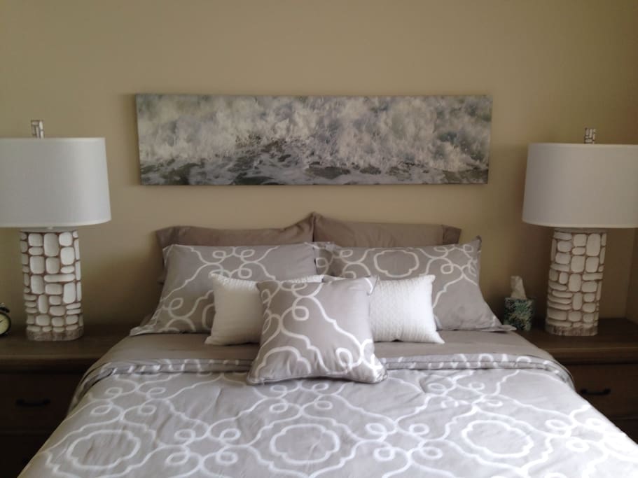 Master bedroom has a bathroom attached and 2 spacious closets