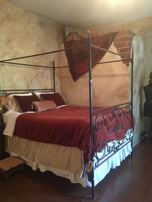 Comfortable queen-sized bed