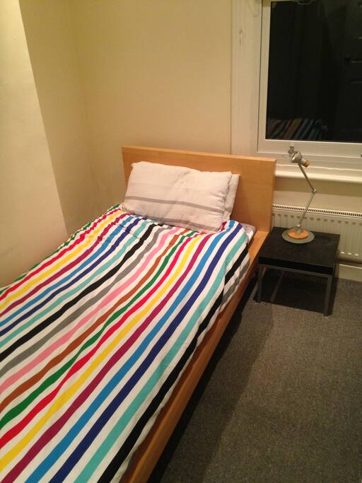 Clean bedding with a warm fluffy duvet