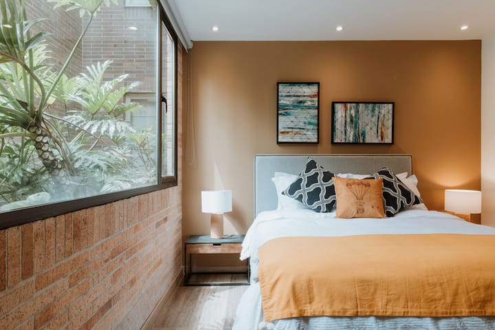 Chambre fraîche et lumineuse