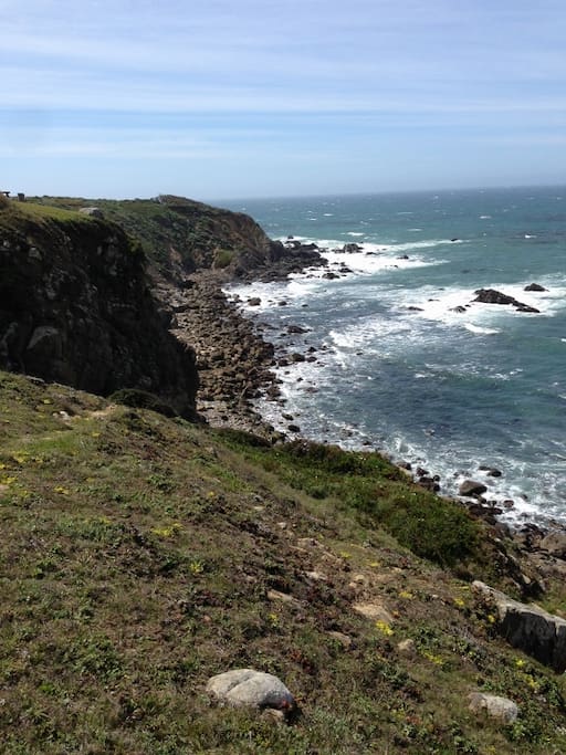 Ocean bluff