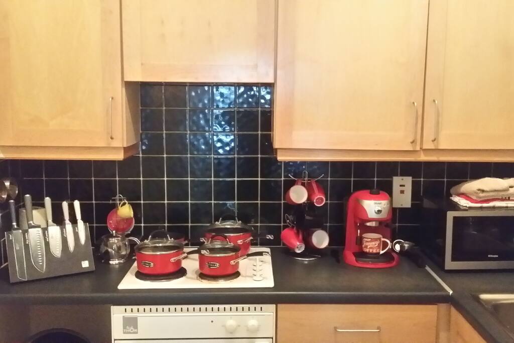 Modern kitchen with all mod cons