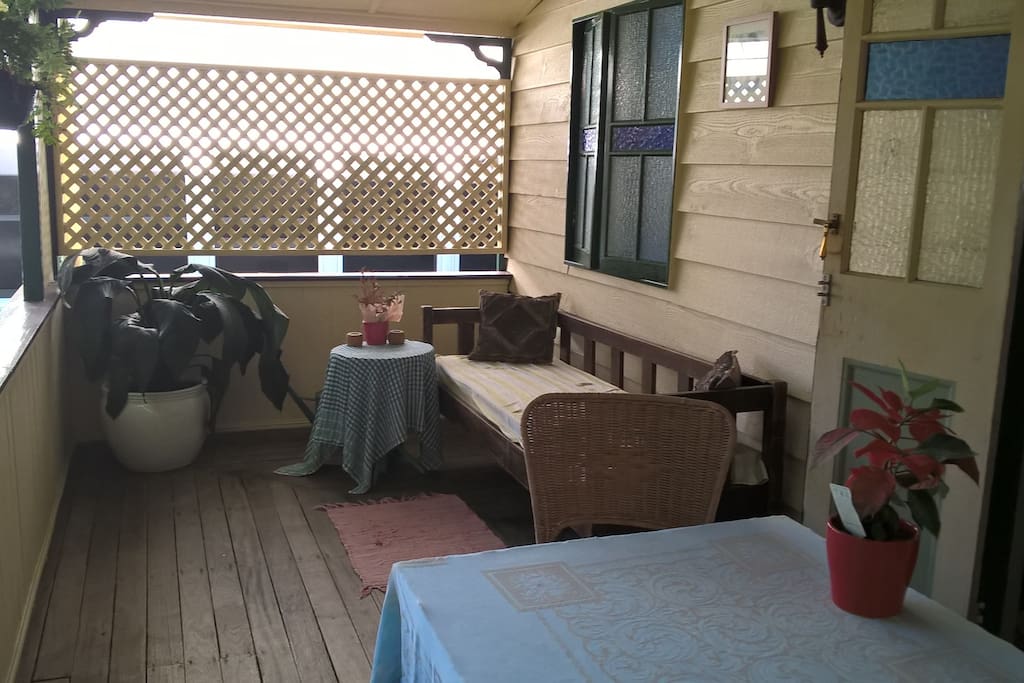 Snooze on my relaxing front verandah