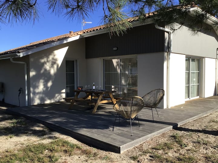 Maison 3 Chambres Proche Plages Avec Jardin - Mimizan Plage