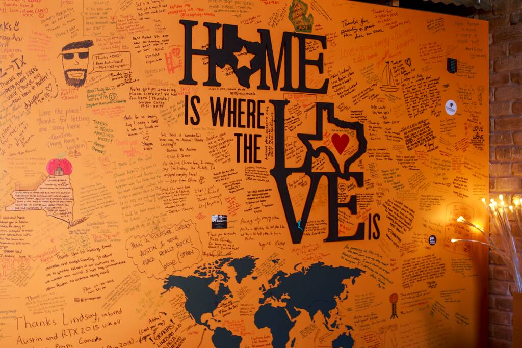 Our favorite reviews are the ones written on our walls - literally!