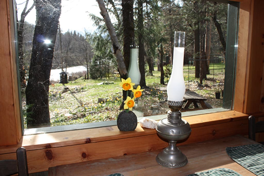 View From "Julius' Mine Shack" alcove window.