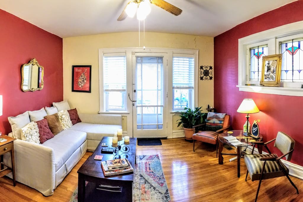 Living Room -- another view: General layout remains the same, although decor and furnishings may rotate.