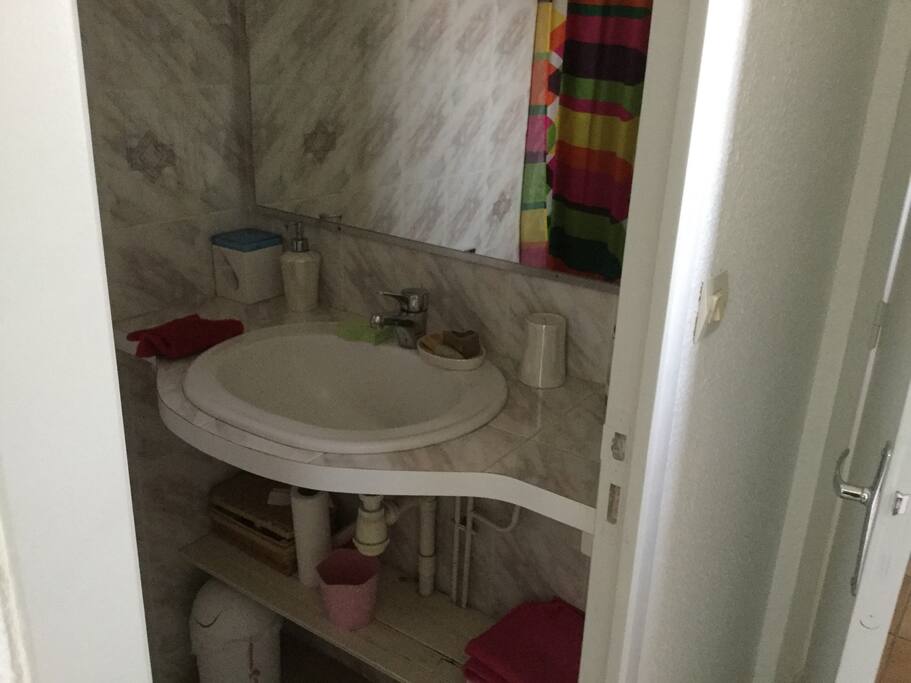 Salle d eau avec douche