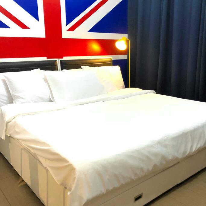 King sized bed