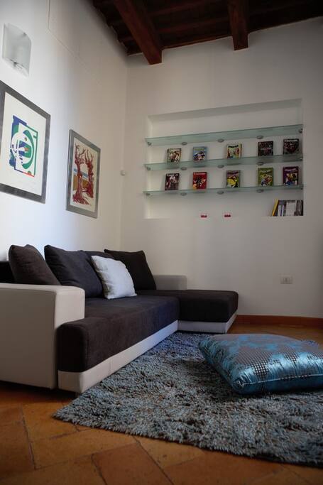 salottino con divano letto