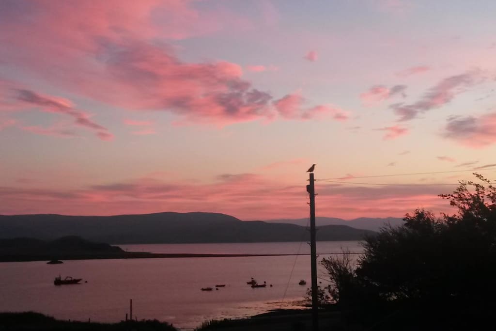Sunrise from the house