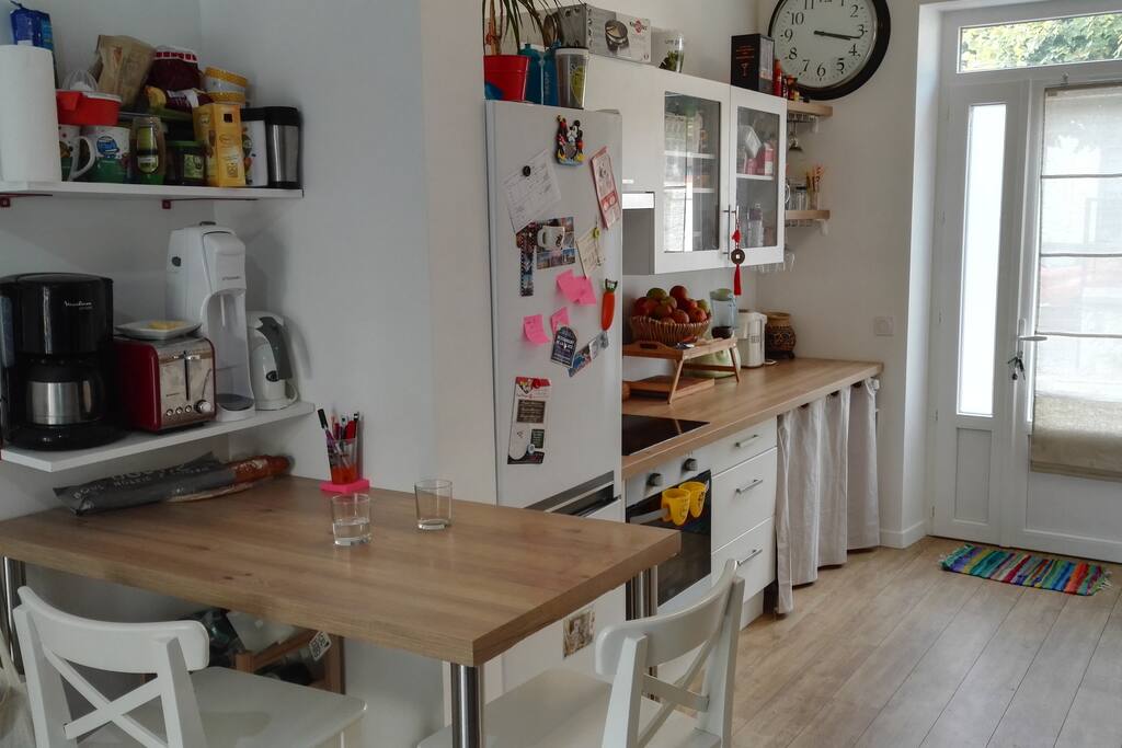 Cuisine ouverte sur salon
