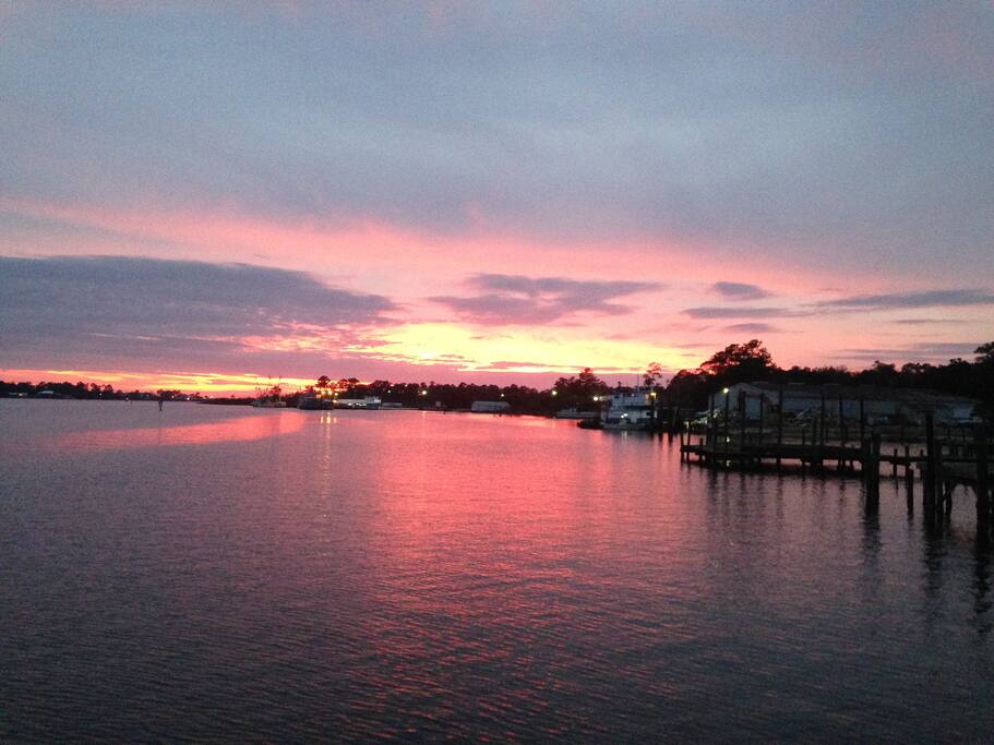 Sunset on Bon Secour River