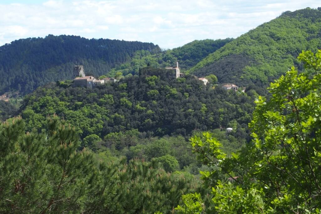 vue depuis l'étage,2 chambres