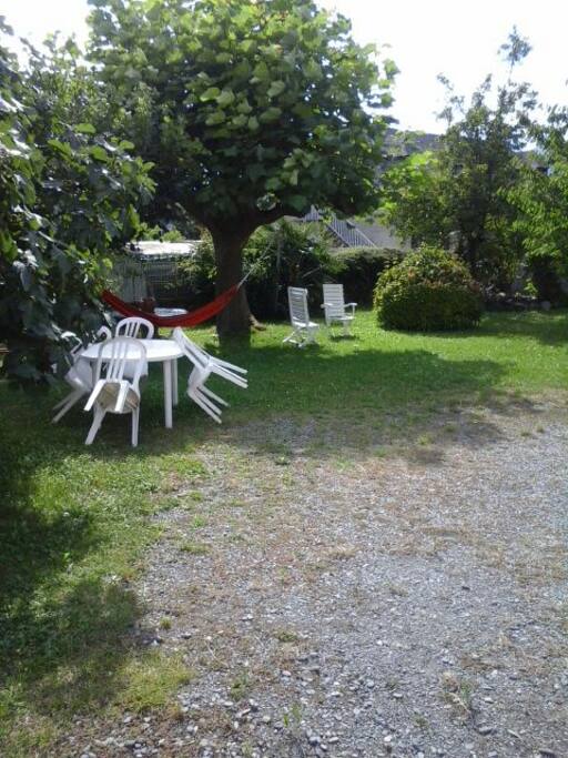 le jardin pour manger dehors