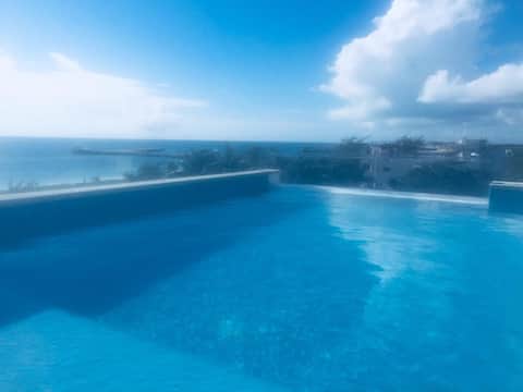 Villa Dorada, Luxury loft with Ocean view/2 bikes