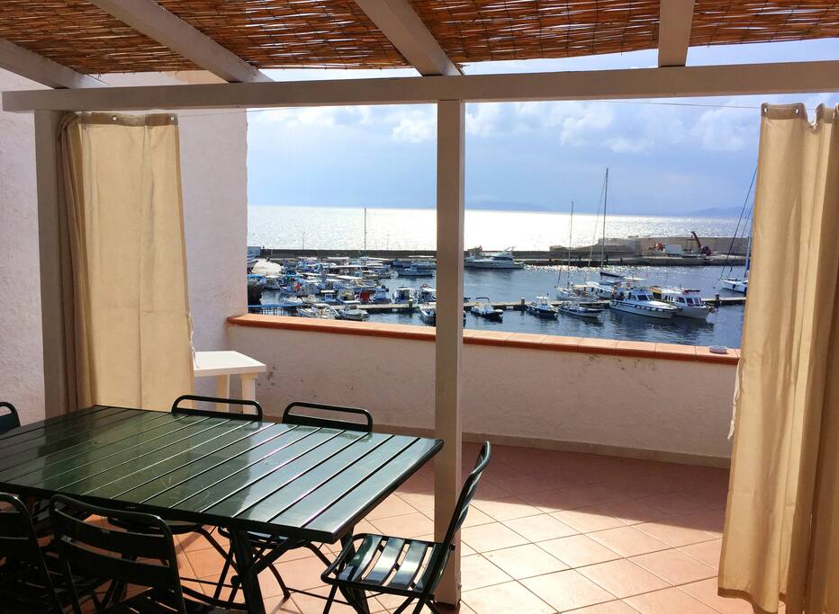 Terrazza panoramica vista mare