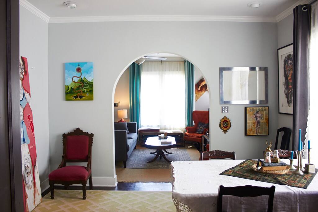 dining room to living room view