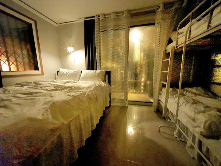 חדר שינה 1, ליטון, מיטה לשני אנשים ומיטת קומתיים