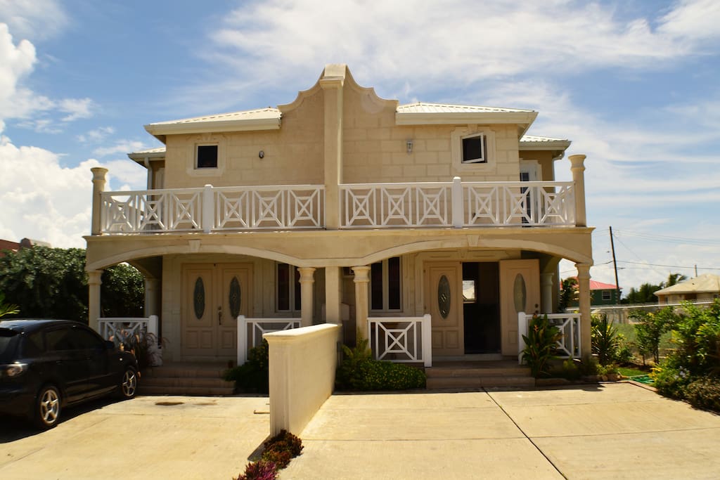 Front view of Townhouses.
