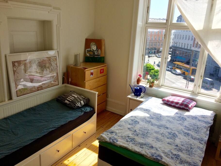 The two beds