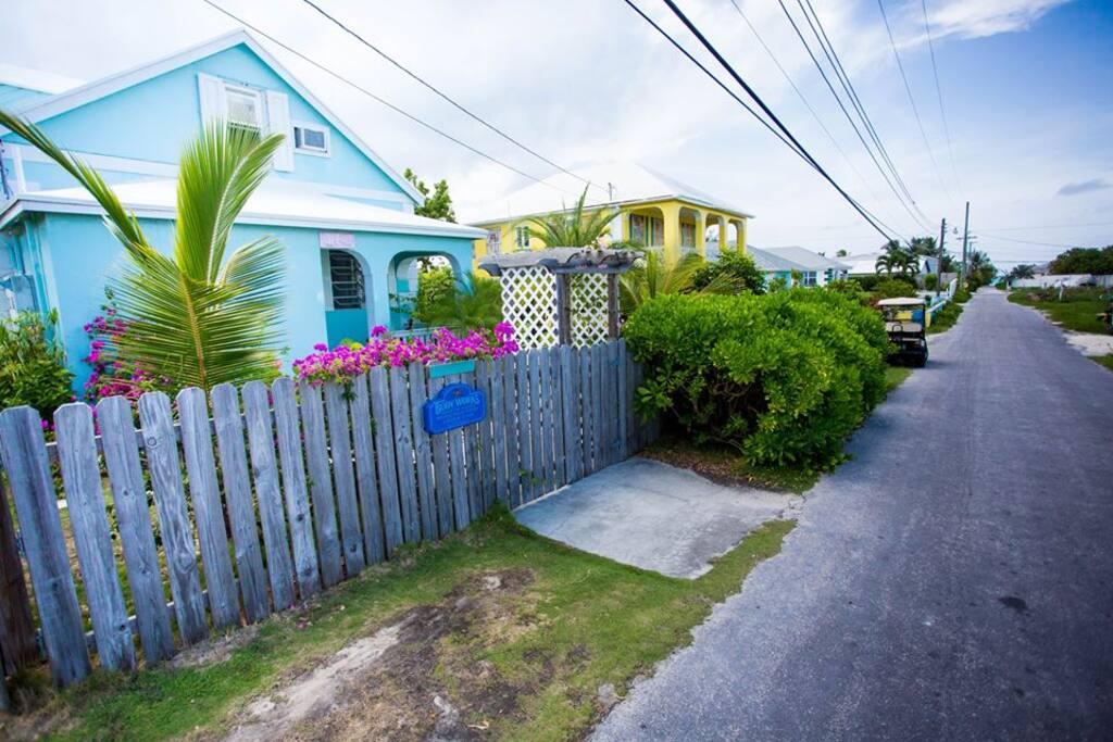Less than 2 minute stroll to the beach.