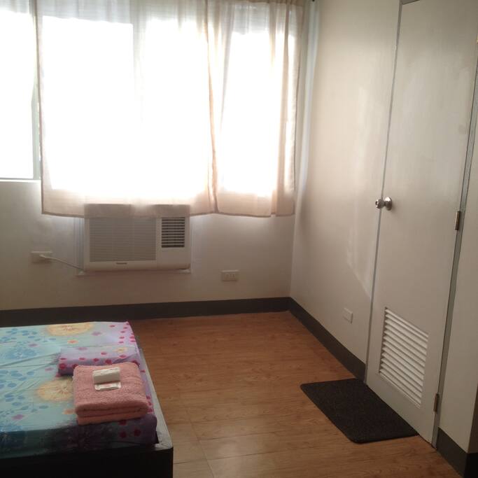 air-conditioning and en suite bath
