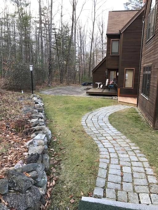 Walkway to front door