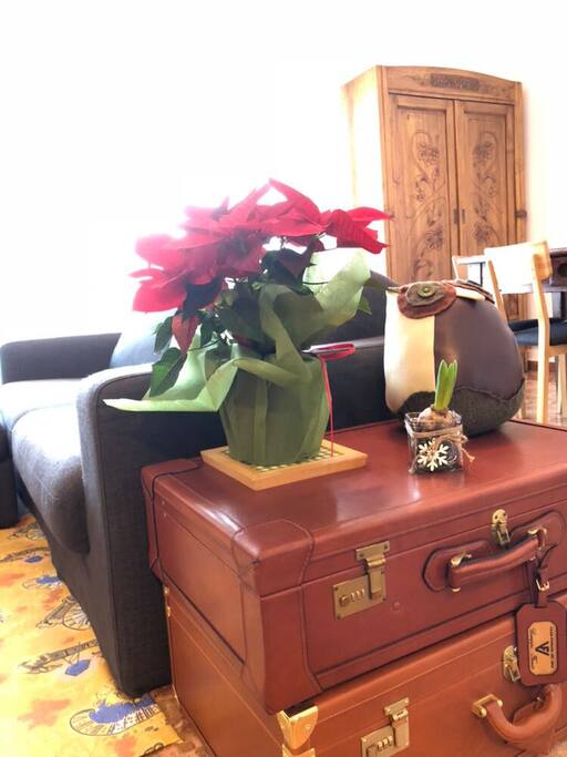 The first luggage made by my grandpa