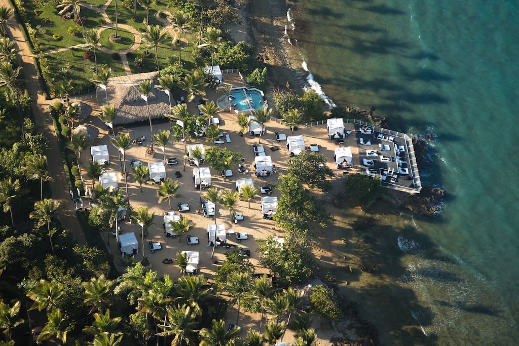 Aerial view of Puerto Plata, Dominican Republic