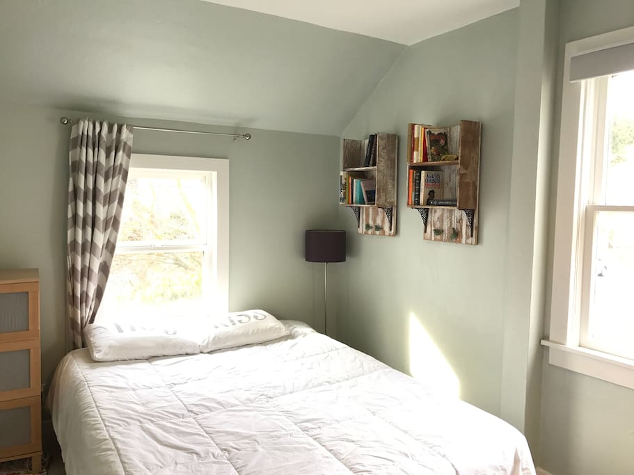 Light and bright upstairs bedroom